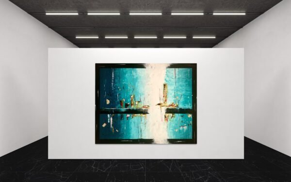 Simulation en galerie Mur de 1m60 de haut, 2m de long.